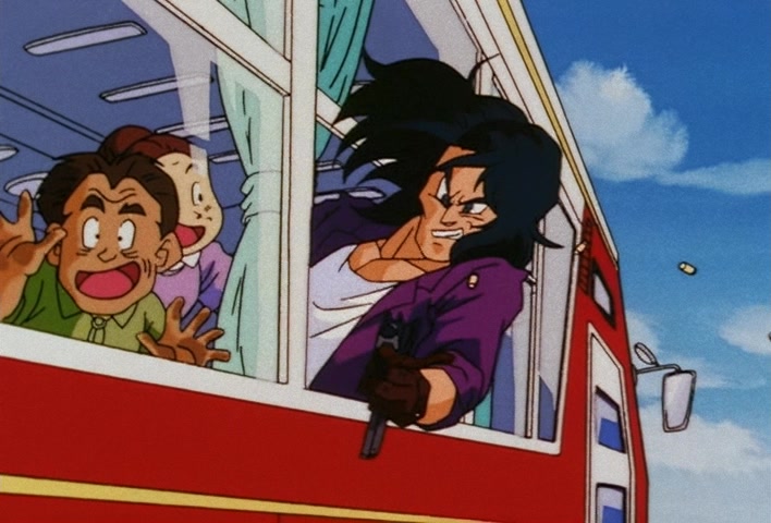 Dragon Ball Z Ep 201: The Champion and Lover of Justice — The Great Saiyaman Appears @ 18:12