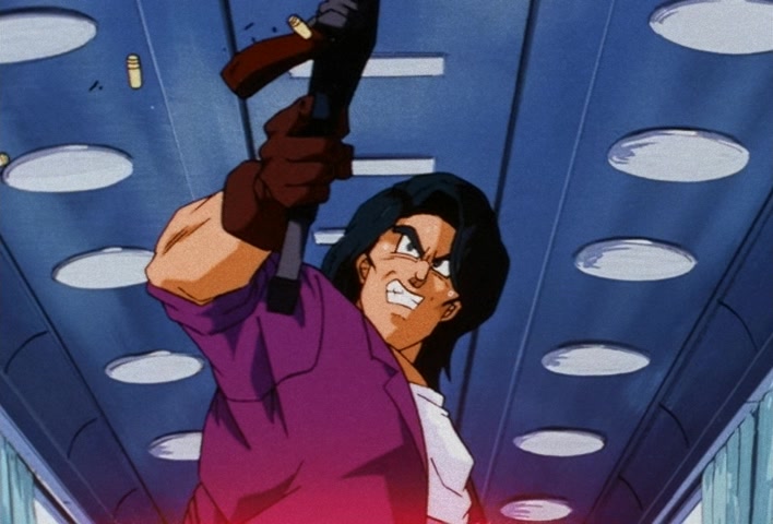 Dragon Ball Z Ep 201: The Champion and Lover of Justice — The Great Saiyaman Appears @ 19:34