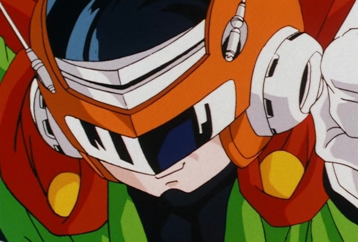 Dragon Ball Z Ep 201: The Champion and Lover of Justice — The Great Saiyaman Appears @ 22:24