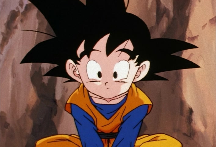Dragon Ball Z Ep 206: Even Gohan is Surprised! Goten's Explosion of Power @ 10:32