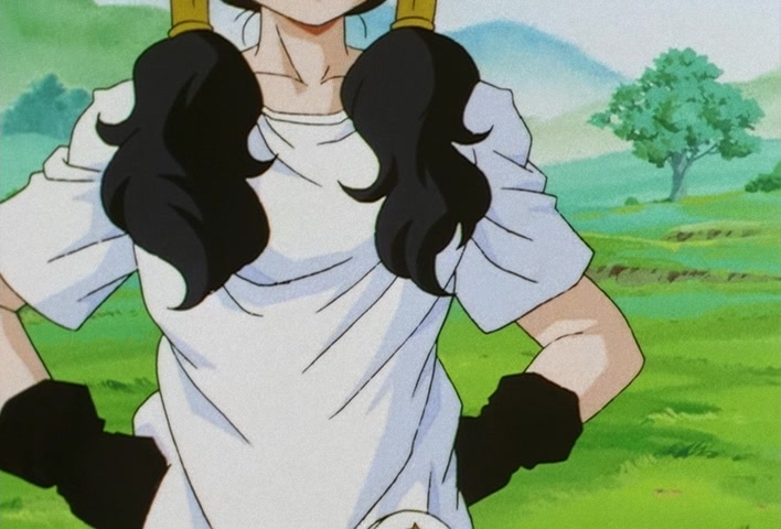 Dragon Ball Z Ep 207: Ah, I Flew!! Videl's Introduction to Flight @ 03:25