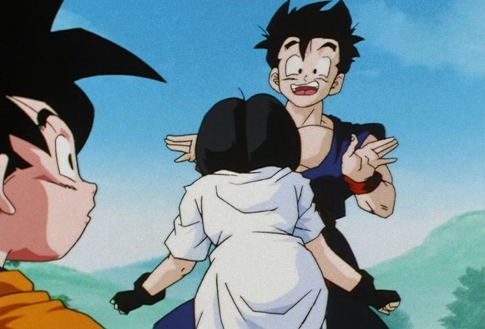 Dragon Ball Z Ep 207: Ah, I Flew!! Videl's Introduction to Flight @ 04:55