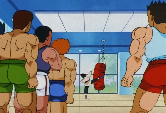 Dragon Ball Z Ep 208: Welcome Back, Goku! The Whole Z Team Assembles!! @ 10:28