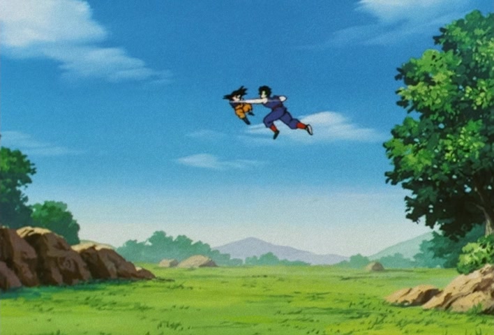 Dragon Ball Z Ep 208: Welcome Back, Goku! The Whole Z Team Assembles!! @ 11:07