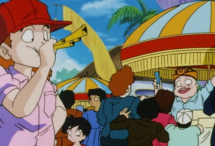 Dragon Ball Z Ep 208: Welcome Back, Goku! The Whole Z Team Assembles!! @ 15:50