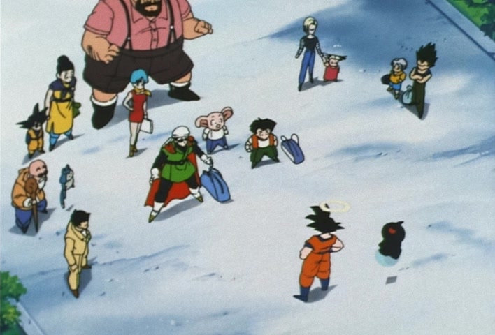 Dragon Ball Z Ep 209: You're in Danger, Saiyaman! Guard Yourself Against a Perfectly Timed Photo?! @ 02:09