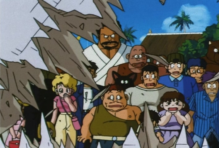 Dragon Ball Z Ep 209: You're in Danger, Saiyaman! Guard Yourself Against a Perfectly Timed Photo?! @ 03:11