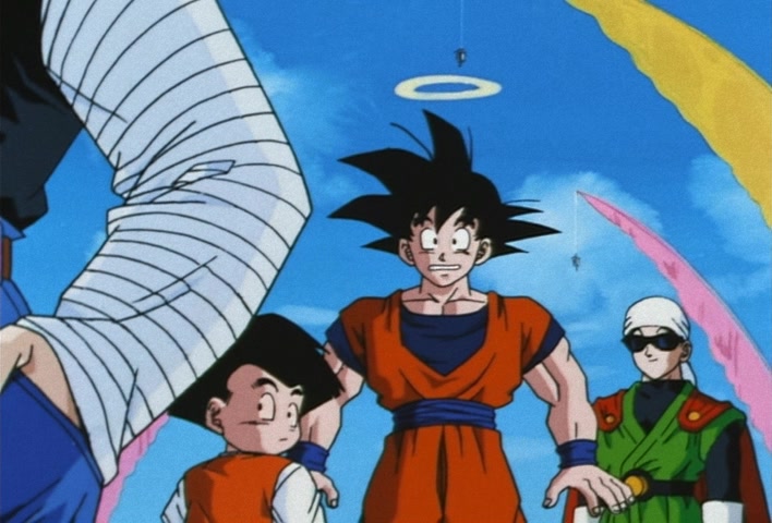 Dragon Ball Z Ep 209: You're in Danger, Saiyaman! Guard Yourself Against a Perfectly Timed Photo?! @ 05:35
