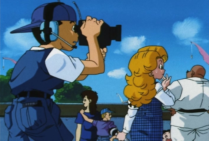 Dragon Ball Z Ep 209: You're in Danger, Saiyaman! Guard Yourself Against a Perfectly Timed Photo?! @ 09:11