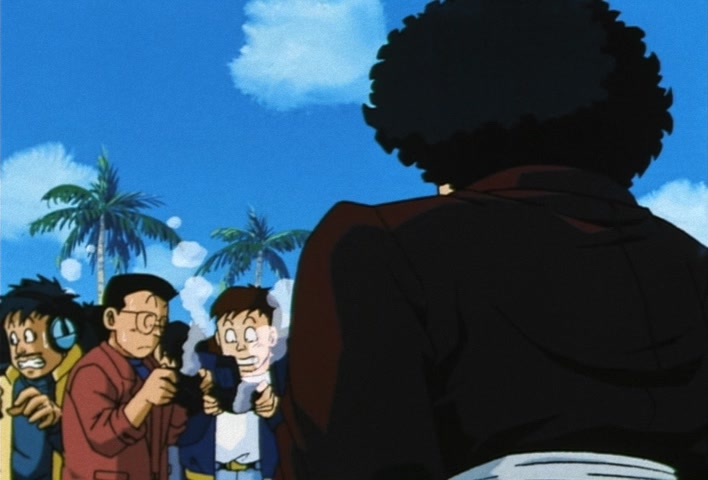 Dragon Ball Z Ep 209: You're in Danger, Saiyaman! Guard Yourself Against a Perfectly Timed Photo?! @ 17:48