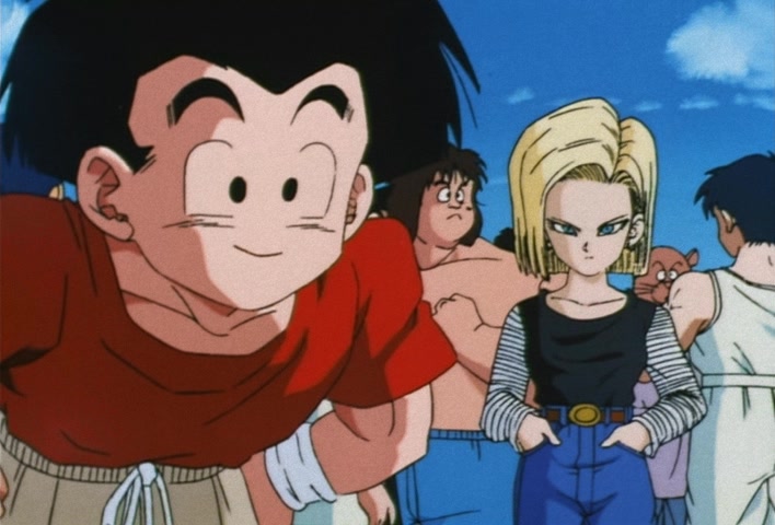 Dragon Ball Z Ep 209: You're in Danger, Saiyaman! Guard Yourself Against a Perfectly Timed Photo?! @ 19:29