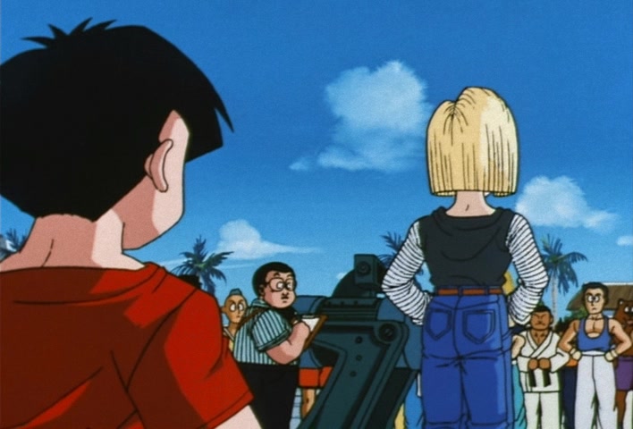 Dragon Ball Z Ep 209: You're in Danger, Saiyaman! Guard Yourself Against a Perfectly Timed Photo?! @ 20:31