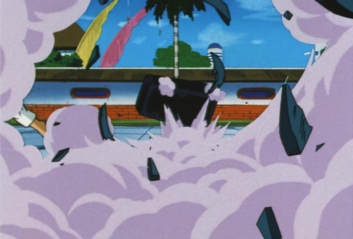Dragon Ball Z Ep 209: You're in Danger, Saiyaman! Guard Yourself Against a Perfectly Timed Photo?! @ 21:57