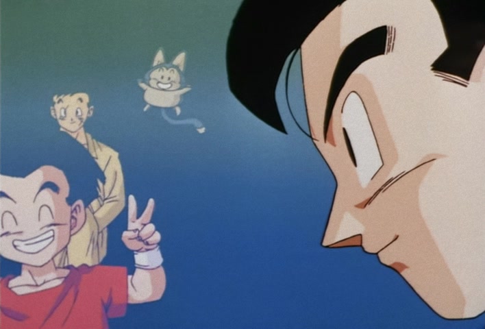 Dragon Ball Z Ep 209: You're in Danger, Saiyaman! Guard Yourself Against a Perfectly Timed Photo?! @ 22:40