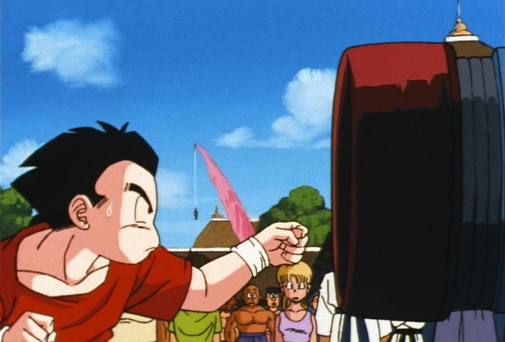Dragon Ball Z Ep 211: It's My Turn!! Goten's Anxious First Fight @ 02:00