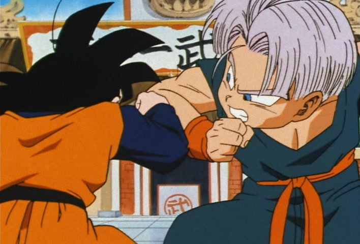 Dragon Ball Z Ep 211: It's My Turn!! Goten's Anxious First Fight @ 17:07