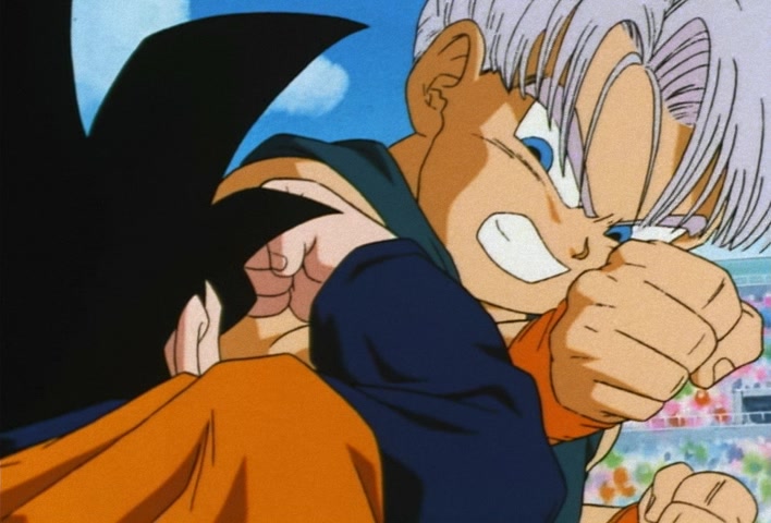 Dragon Ball Z Ep 211: It's My Turn!! Goten's Anxious First Fight @ 17:12