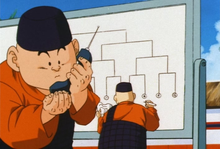 Dragon Ball Z Ep 214: Event Match-ups Decided!! Let's Hurry and Hold the First Round @ 09:52
