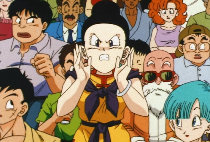 Dragon Ball Z Ep 217: A Tragic Videl!! Are You Coming Out, Angry Super Gohan? @ 02:28
