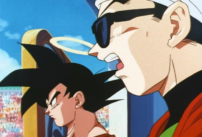 Dragon Ball Z Ep 217: A Tragic Videl!! Are You Coming Out, Angry Super Gohan? @ 02:41