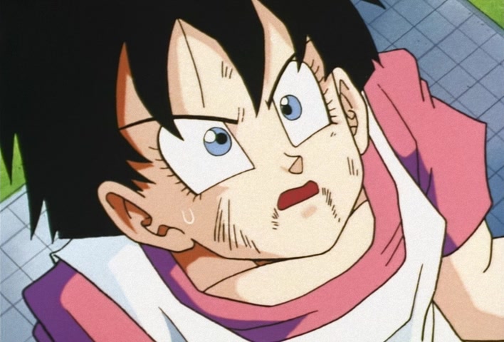 Dragon Ball Z Ep 217: A Tragic Videl!! Are You Coming Out, Angry Super Gohan? @ 03:44