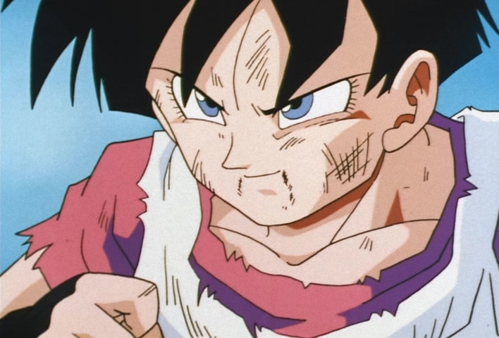 Dragon Ball Z Ep 217: A Tragic Videl!! Are You Coming Out, Angry Super Gohan? @ 06:10