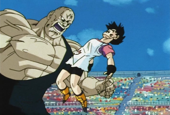 Dragon Ball Z Ep 217: A Tragic Videl!! Are You Coming Out, Angry Super Gohan? @ 06:29