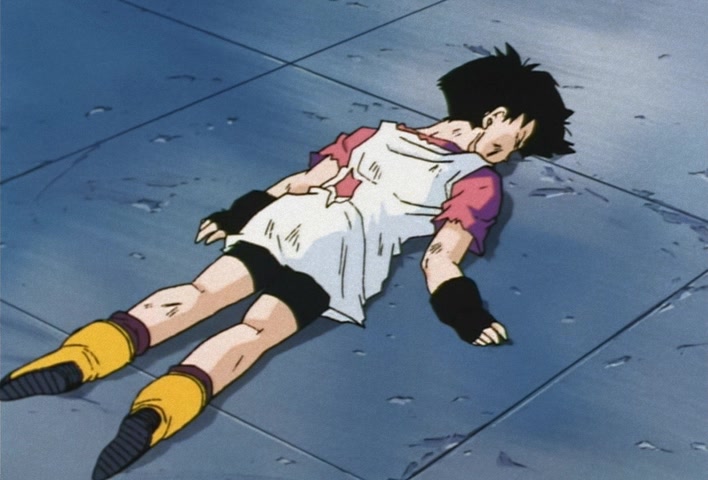Dragon Ball Z Ep 217: A Tragic Videl!! Are You Coming Out, Angry Super Gohan? @ 06:41