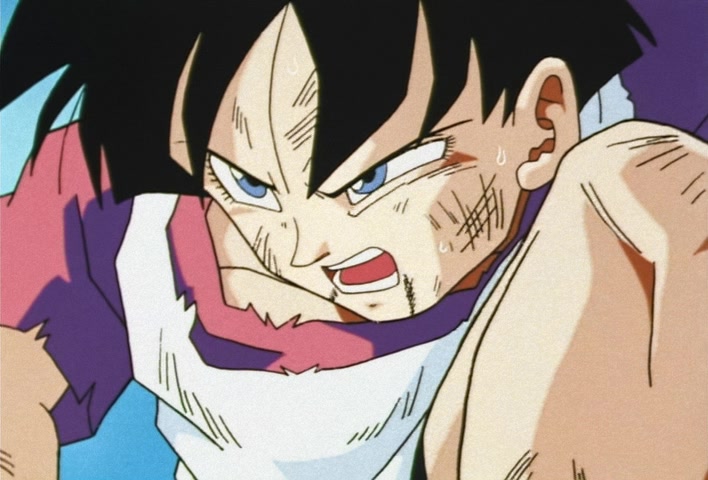 Dragon Ball Z Ep 217: A Tragic Videl!! Are You Coming Out, Angry Super Gohan? @ 07:00