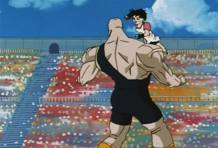 Dragon Ball Z Ep 217: A Tragic Videl!! Are You Coming Out, Angry Super Gohan? @ 07:13