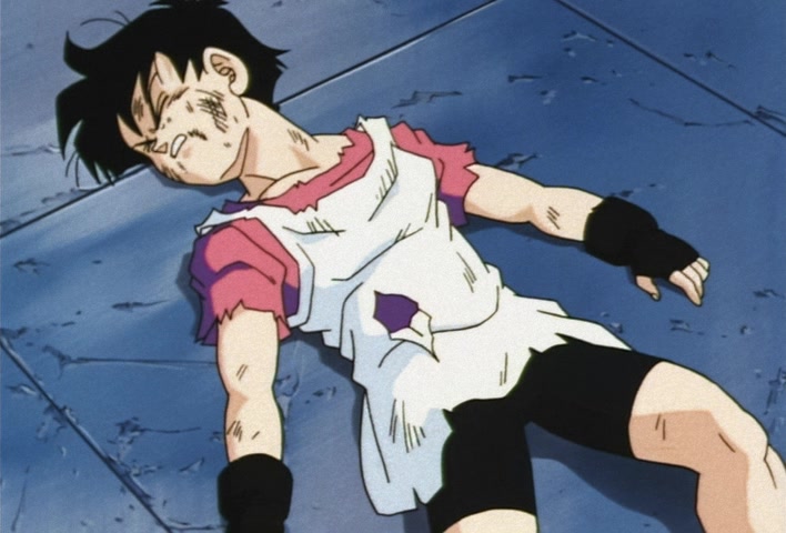 Dragon Ball Z Ep 217: A Tragic Videl!! Are You Coming Out, Angry Super Gohan? @ 07:32