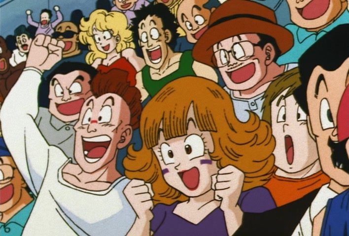 Dragon Ball Z Ep 217: A Tragic Videl!! Are You Coming Out, Angry Super Gohan? @ 10:36