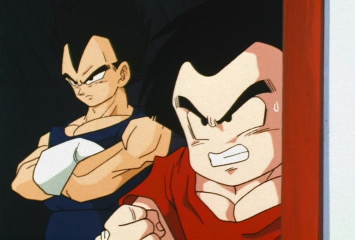 Dragon Ball Z Ep 217: A Tragic Videl!! Are You Coming Out, Angry Super Gohan? @ 11:08