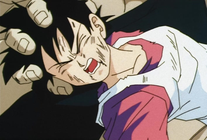 Dragon Ball Z Ep 217: A Tragic Videl!! Are You Coming Out, Angry Super Gohan? @ 11:33