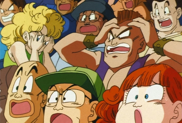 Dragon Ball Z Ep 217: A Tragic Videl!! Are You Coming Out, Angry Super Gohan? @ 13:21