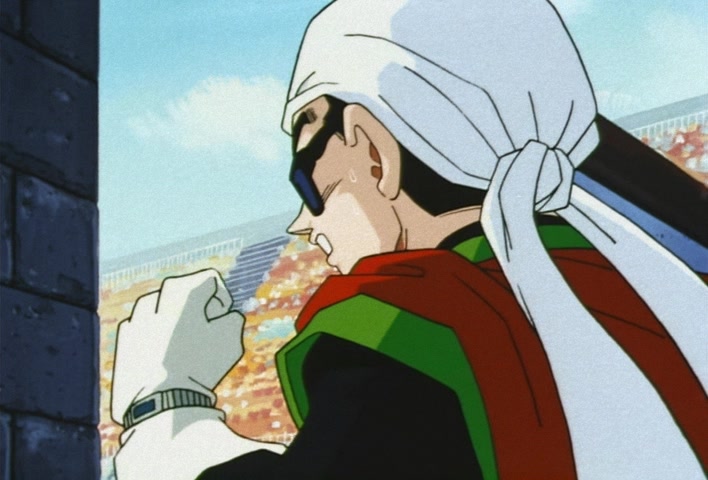 Dragon Ball Z Ep 217: A Tragic Videl!! Are You Coming Out, Angry Super Gohan? @ 14:18