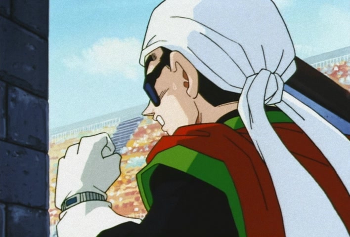 Dragon Ball Z Ep 217: A Tragic Videl!! Are You Coming Out, Angry Super Gohan? @ 14:24