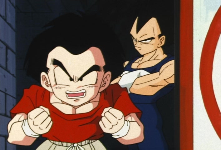 Dragon Ball Z Ep 217: A Tragic Videl!! Are You Coming Out, Angry Super Gohan? @ 15:08
