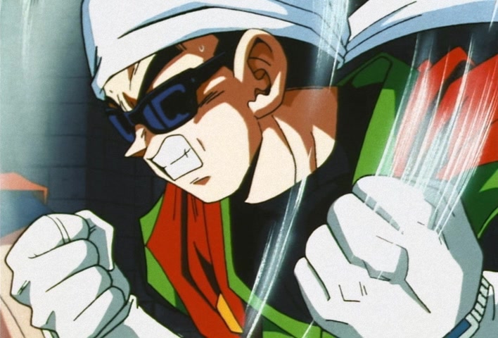 Dragon Ball Z Ep 217: A Tragic Videl!! Are You Coming Out, Angry Super Gohan? @ 16:24