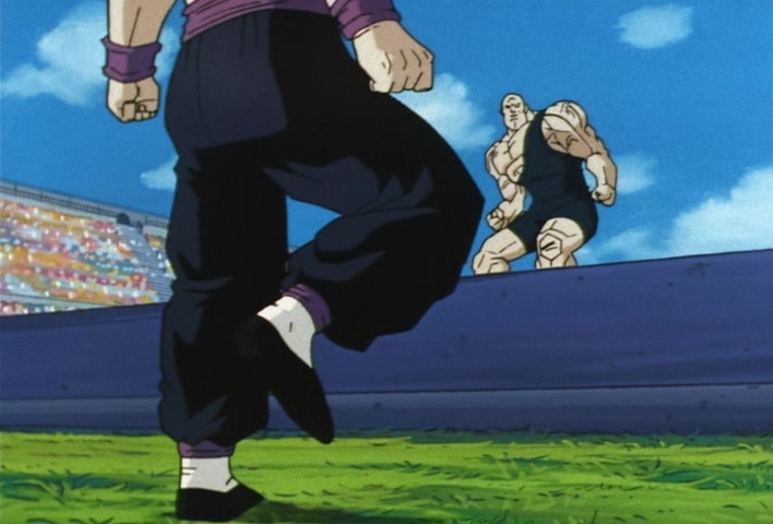 Dragon Ball Z Ep 217: A Tragic Videl!! Are You Coming Out, Angry Super Gohan? @ 17:34