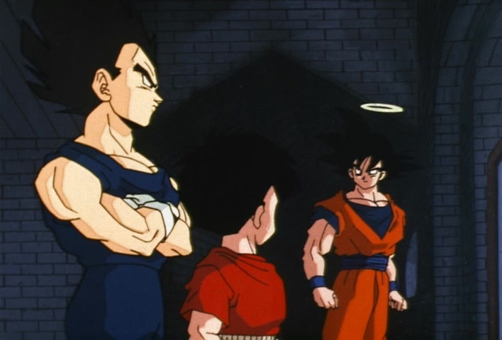 Dragon Ball Z Ep 217: A Tragic Videl!! Are You Coming Out, Angry Super Gohan? @ 18:50
