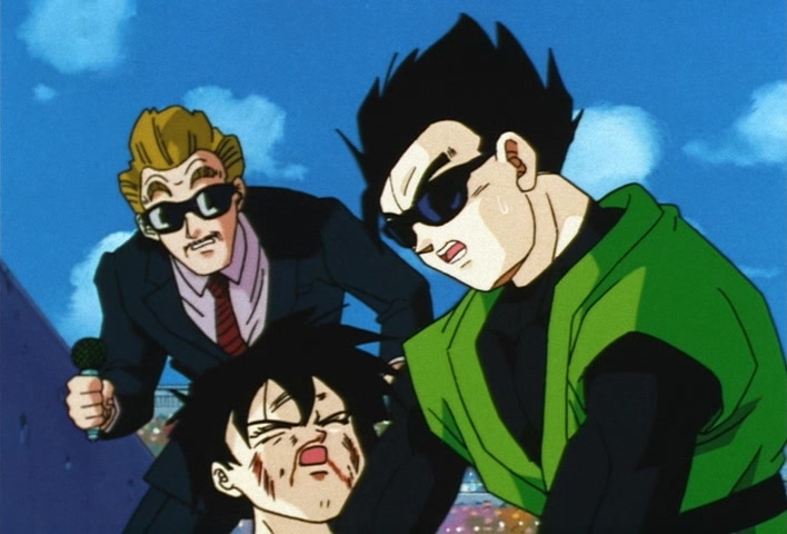 Dragon Ball Z Ep 218: Exposed!! The Saiyaman is Son Gohan @ 02:53