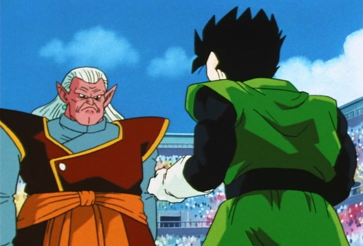 Dragon Ball Z Ep 218: Exposed!! The Saiyaman is Son Gohan @ 20:51