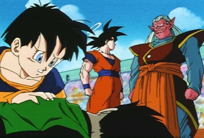 Dragon Ball Z Ep 219: A Slithering Conspiracy!! Gohan's Power is Stolen @ 13:46
