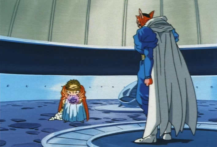 Dragon Ball Z Ep 222: Don't Toy With Me!! Vegeta Breaks Through the First Fight in a Fury @ 02:54