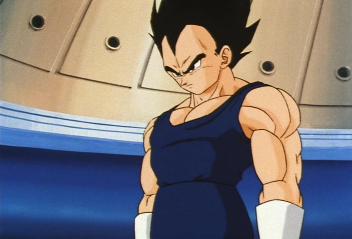 Dragon Ball Z Ep 222: Don't Toy With Me!! Vegeta Breaks Through the First Fight in a Fury @ 04:36