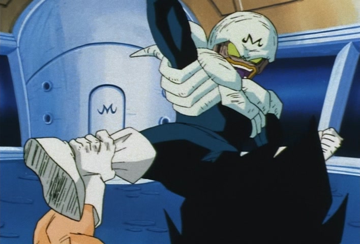 Dragon Ball Z Ep 222: Don't Toy With Me!! Vegeta Breaks Through the First Fight in a Fury @ 05:01