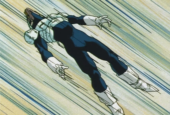 Dragon Ball Z Ep 222: Don't Toy With Me!! Vegeta Breaks Through the First Fight in a Fury @ 05:39