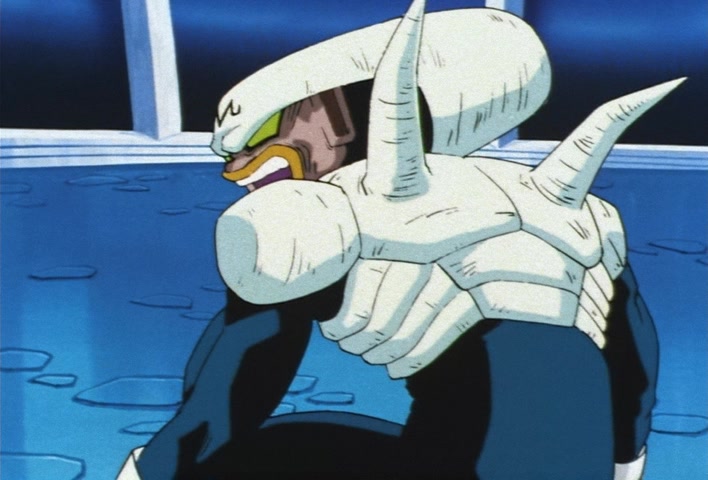 Dragon Ball Z Ep 222: Don't Toy With Me!! Vegeta Breaks Through the First Fight in a Fury @ 06:37