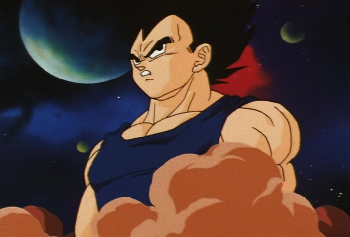 Dragon Ball Z Ep 222: Don't Toy With Me!! Vegeta Breaks Through the First Fight in a Fury @ 07:21